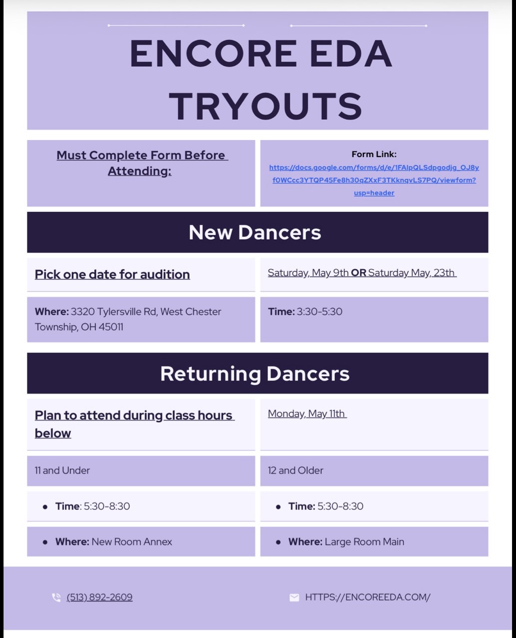 Encore 2025 Summer Session